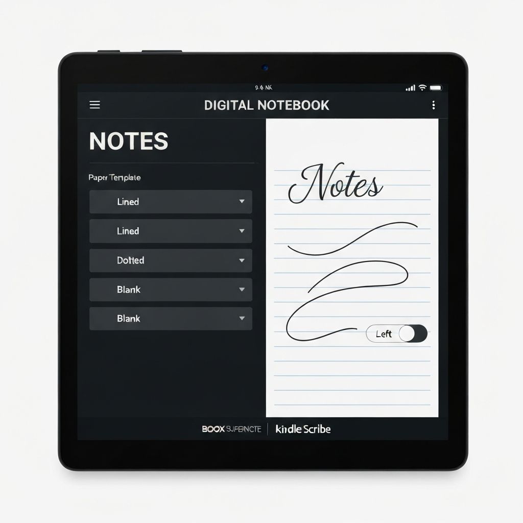 Digital Notebook for E-ink Tablets